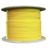 CableWholesale 13X6-081NH Bulk Cat6a Yellow Ethernet Cable, 10 gig Solid, UTP (Unshielded Twisted Pair), 500Mhz, 23 AWG, Spool, 1000 foot