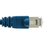 CableWholesale 13X6-56103 Shielded Cat6a Blue Ethernet Patch Cable, Snagless/Molded Boot, 500 MHz, 3 foot