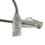 CableWholesale 13X6-62101 Cat6a Gray Slim Ethernet Patch Cable, Snagless/Molded Boot, 1 foot