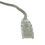 CableWholesale 13X6-62120 Slim Cat6a Gray Copper Ethernet Cable, 10 Gigabit, Snagless/Molded Boot, 500 MHz, 20 foot