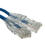 CableWholesale 13X6-66101 Cat6a Blue Slim Ethernet Patch Cable, Snagless/Molded Boot, 1 foot