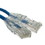 CableWholesale 13X6-66120 Slim Cat6a Blue Copper Ethernet Cable, 10 Gigabit, Snagless/Molded Boot, 500 MHz, 20 foot