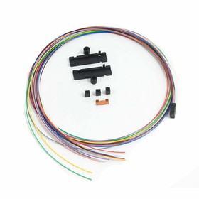 CableWholesale 15F3-01212 12-Fiber Ribbon/Buffer Tube Fan-Out Kit, Color Coded 36 inch Tubing Length Accepts 250um