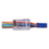 CableWholesale 202010J Platinum Tools EZ-RJ45 Cat6 Crimp Plugs, Slide Through Wires, 100 Pieces