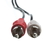 CableWholesale 2RCA-STE-25 3.5mm Stereo to RCA Audio Cable, 3.5mm Stereo Male to Dual RCA Male (Right and Left), 25 foot
