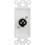 CableWholesale 301-1003 Decora Wall Plate Insert, White, XLR Female to Solder Type