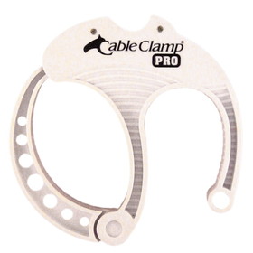 CableWholesale 30CA-79108 Pack of 8 - Cable Clamp Pro - Large - White/Black
