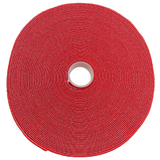 CableWholesale 30CT-07150 Hook and Loop Tape, 3/4 inch Wide, Red, 50ft Roll