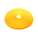 CableWholesale 30CT-08150 Hook and Loop Tape, 3/4 inch Wide, Yellow, 50ft Roll