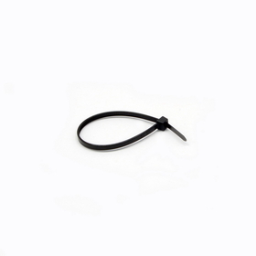 CableWholesale 30CV-00140BK Nylon Cable Tie, Black, 40 pound weight limit, 100 Pieces, 6 inch