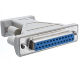 CableWholesale 30D1-05400 Serial / AT Modem Adapter, DB9 Female to DB25 Female