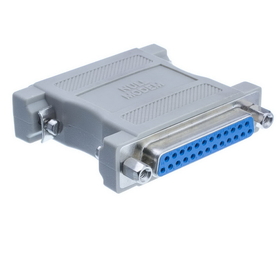 CableWholesale 30D3-38200 Null Modem Adapter, DB25 Male to DB25 Female