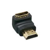 CableWholesale 30HH-50220 HDMI 90 Degree Port Saver Adapter - Down, HDMI Type-A Male to HDMI Type-A Female, Black