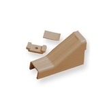 CableWholesale 31R1-004IV 3/4 inch Surface Mount Cable Raceway, Ivory, Ceiling Entry