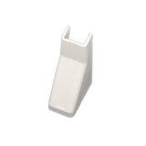 CableWholesale 31R1-004WH 3/4 inch Surface Mount Cable Raceway, White, Ceiling Entry