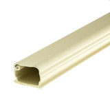 CableWholesale 31R2-000IVBX Box of 20 - 1.25 inch Surface Mount Cable Raceway, Ivory, Straight 6 foot Section