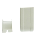 CableWholesale 31R3-007WH 1.75 inch Surface Mount Cable Raceway, White, Outside Elbow, 90 Degree