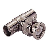 CableWholesale 31X1-05610 BNC T-Connector, BNC Male to Dual BNC Female