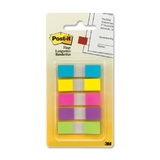 CableWholesale 3401-00116 3M Post-it Flags to Go, Assorted Bright, .47 in x 1.7 in, 20 flags/color, 5 colors/pack