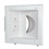CableWholesale 45-0031-WH Recessed Low Voltage Media Plate w/Duplex Receptacle, White