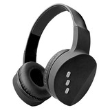 CableWholesale 5002-33200 Bluetooth Wireless Headphone w/ Built-in Microphone, Adjustable Headband, Black