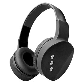 CableWholesale 5002-33200 Bluetooth Wireless Headphone w/ Built-in Microphone, Adjustable Headband, Black