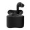 CableWholesale 5002-405BK Bluetooth 5.0 Wireless Earbuds w/ Charging Case, Black