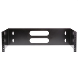 CableWholesale 68BP-1003U Rackmount Hinged Wall Mounting Bracket, 3U, Dimensions: 5.25 (H) x 19 (W) x 4 (D) inches