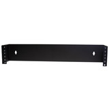 CableWholesale 68BP-1102U Rackmount Hinged Wall Mounting Bracket, 2U, Dimensions: 3.5 (H) x 19 (W) x 4 (D) inches