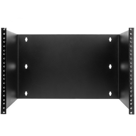 CableWholesale 68BP-2107U Rackmount Patch Panel Hinged Wall Bracket, 7U, 12.5 (H) x 19 (W) x 12 (D) inches