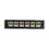 CableWholesale 68F3-11160 LGX Compatible Adapter Plate featuring a Bank of 6 Multimode Duplex LC Connectors in Beige for OM1 and OM2 applications, Black Powder Coat