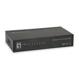 CableWholesale 71X6-01608 8 Port 10/100/1000 Gigabit Ethernet Switch, Energy Efficient Ethernet / IEEE 802.3az Support, Black Metal Case