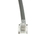 CableWholesale 8101-64201 Telephone Cord (Voice), RJ11, 6P / 4C, Silver Satin, Reverse, 1 foot