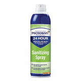 CableWholesale 8301-02452CT Case of 6 - Microban 24-Hour Disinfectant Sanitizing Spray, Citrus, 15oz