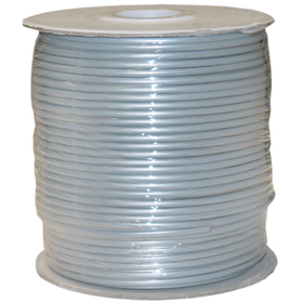 CableWholesale 8604-1000F-28 Bulk Phone Cord, Silver Satin, 28/4 (28 AWG 4 Conductor), Spool, 1000 foot
