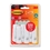 CableWholesale 9301-00129 3M Brand, Command Utility Hook, Medium, Value Pack, 6 hooks and 12 strips, white