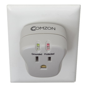 CableWholesale C2009 Comzon&#174; Surge Protector, 1 Outlet, 540 Joules with EMI/RFI filter