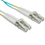 CableWholesale LCLC-41006 10 Gigabit Aqua OM4 Fiber Optic Cable, LC / LC, Multimode, Duplex, 50/125, 6 Meter (19.6 foot)