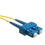 CableWholesale LCSC-01201 Fiber Optic Cable, LC / SC, Singlemode, Duplex, 9/125, 1 meter (3.3 foot)