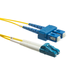 CableWholesale LCSC-01205 Fiber Optic Cable, LC / SC, Singlemode, Duplex, 9/125, 5 meter (16.5 foot)