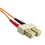 CableWholesale LCSC-11102 Fiber Optic Cable, LC / SC, Multimode, Duplex, 62.5/125, 2 meter (6.6 foot)