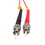 CableWholesale LCST-11007 Fiber Optic Cable, LC / ST, Multimode, Duplex, 50/125, 7 meter (22.9 foot)