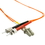 CableWholesale LCST-11102 Fiber Optic Cable, LC / ST, Multimode, Duplex, 62.5/125, 2 meter (6.6 foot)