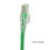 CableWholesale S45-1600 Simply45 Cat6 Pass Through RJ45 Crimp Connectors, Solid 23AWG/Stranded 26-24AWG, Green Tint, Jar 100 pieces