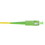CableWholesale SCSC-00302 SC/APC Simplex Fiber Optic Patch Cable, OS2 9/125 Singlemode, Yellow Jacket, Green Connector, 2 meter (6.6 foot)