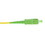 CableWholesale SCSC-00303 SC/APC Simplex Fiber Optic Patch Cable, OS2 9/125 Singlemode, Yellow Jacket, Green Connector, 3 meter (10 foot)