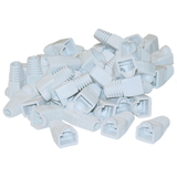 CableWholesale SR-8P8C-WH RJ45 Strain Relief Boots, White, 50 Pieces Per Bag