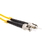 CableWholesale STST-01202 Fiber Optic Cable, ST / ST, Singlemode, Duplex, 9/125, 2 meter (6.6 foot)