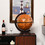 Costway 01276398 19 Inch 16th Century Nautical Map Tabletop Globe Wine Cabinet-Brown