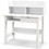 Costway 01468532 Home Office Computer Desk with Storage Shelves and Drawer Ideal for Working and Studying